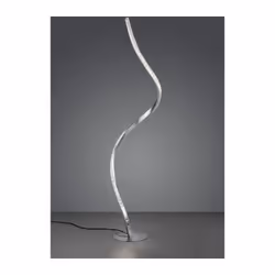 rubin piantana led alluminio satinato effetto cristallo con telecomando luce bianca dimmerabile + rgb h.116cm rubin piantana  ...