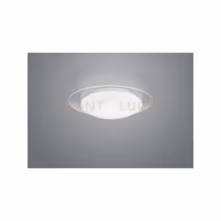 FRODO PLAFONIERA LED DIFFUSORE BIANCO EFFETTO STELLE CON BORDO TRASPARENTE E TELECOMANDO MULTIFUNZIONE D.35