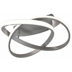 Reality Leuchten - Plafoniera led design soggiorno camera da letto anello design interruttore luce dimmer Reality R62051107
