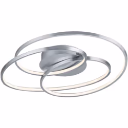 Un punto di forza in ogni salotto! La plafoniera GALE crea effetti di luce suggestivi. Con il suo design moderno e insolito,  ...