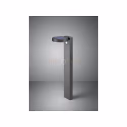POSADAS PALO LED DA ESTERNO SOLARE RICARICABILE ANTRACITE CON SENSORE DI MOVIMENTO IP44 H.60CM