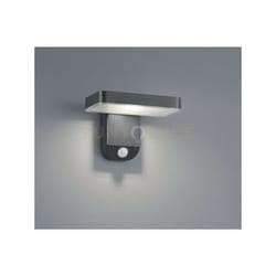 Reality Leuchten - Applique a parete led da esterno esquel solare ricaricabile R22261142 antracite