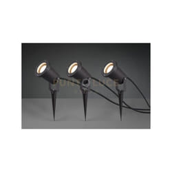 Trio - Faretto ubangi esterno con picchetto fusione di alluminio antracite 800260342