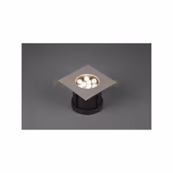 BELAJA FARO INCASSO CARRABILE LED DA ESTERNO QUADRATO ACCIAIO SATINATO MAX 2.000KG IP65 17X17CM