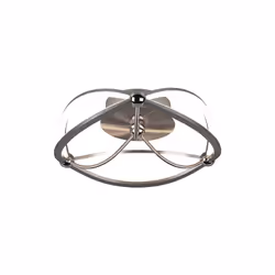 CHARIVARI Plafoniera GD Trio Charivari di GD Trio, plafoniera led acciaio satinato ellissi dimmerabile con interruttore d. 41 ...