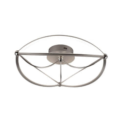 Trio Lighting - Plafoniera Led Soffitto Interno Ellissi Acciaio 62 cm Charivari gd Trio gd Trio