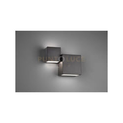 Applique doppio cubo miguel metallo 224910231nero