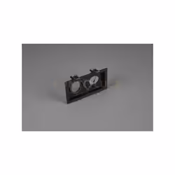 KENAI FARETTO DA INCASSO DOPPIO RETTANGOLARE ORIENTABILE NERO L. 17,2CM