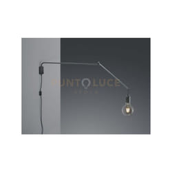 Applique a parete line 200200132 nero