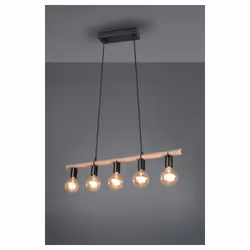 einar sospensione barra metallo rivestita con corda 5 luci l. 80cm einar sospensione barra metallo rivestita con corda 5 luci ...