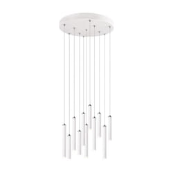 Lampada Sospensione Led Dimmer Rotonda 11 Tubi Bianca Tabular gd Trio