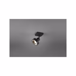 LEON Faretti e portafaretti METALLO NERO H. 13CM