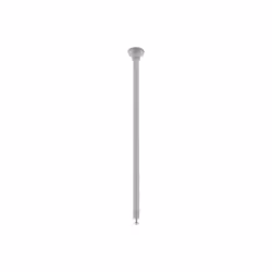 DUOLINE Sospensione GD Trio Duoline di GD Trio, kit 2 sospensioni a soffitto lunghe finitura alluminio h. 25cm Caratteristich ...