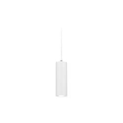 Trio - Sospensione Tubo in Metallo Marley per Binario Bifase Bianco Duoline gd