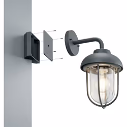 SUPPORTO PER MONTAGGIO APPLIQUE DA ESTERNO AD ANGOLO CONCAVO NERO Gruppo di Prodotto: Montaggio ad angolo Tipologia: Esterno  ...