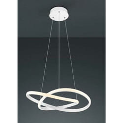 Course sospensione led cerchio infinito bianca d. 60CM