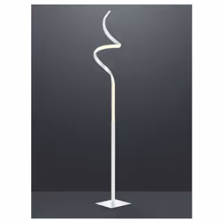 course piantana led ondulata bianca h. 145cm course piantana led ondulata bianca h. 145cm colore finitura: bianco opaco mater ...