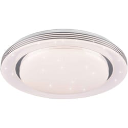Trio Lighting - Plafoniera led, effetto stelle, bianco, D48 cm, Atria