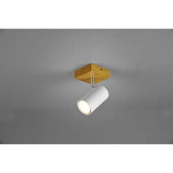 Trio - marley faretto con base in acciaio bianco da H16.5 cm