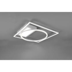 Trio Lighting - downey plafoniera led bianca con snodo regolabile e telecomando multifunzione l. 85CM