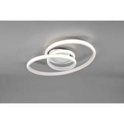 Trio Lighting - sansa plafoniera led infinito bianca con regolazione intensita' interruttore d. 50CM