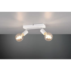 Trio - lighting vannes barra 2 spots orientabili bianca lampade escluse r80182031