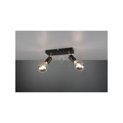 Trio Lighting - Barra vannes 2 spots orientabili nera R80182032