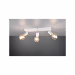 VANNES BARRA 3 Faretti e portafarettiS ORIENTABILI BIANCA L. 48CM