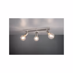 VANNES BARRA 3 Faretti e portafarettiS ORIENTABILI ACCIAIO SATINATO L. 48CM