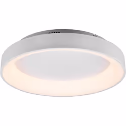 GIRONA Plafoniera GD Trio Girona di GD Trio, plafoniera led in metallo bianco opaco con telecomando multifunzione d. 60cm Car ...