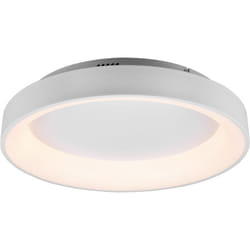 Plafoniera Led Interno Moderna Dimmer Bianco Opaco Telecomando Girona gd Trio