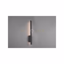 TAWA Applique a parete LED DA ESTERNO BACCHETTA VERTICALE ANTRACITE H. 50CM IP54