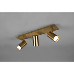 Trio Lighting - Trio Leuchten 802400304 Marley Barra 3 Spots, Ottone Anticato, Cm48