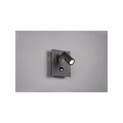 TUNGA Faretti e portafaretti LED ORIENTABILE ANTRACITE DA ESTERNO CON SENSORE H. 12CM IP54