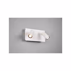 TUNGA BARRA 2 Faretti e portafarettiS LED ORIENTABILI BIANCHI DA ESTERNO L. 23CM IP54