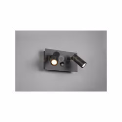 TUNGA BARRA 2 Faretti e portafarettiS LED ORIENTABILI ANTRACITE DA ESTERNO CON SENSORE L. 23CM IP54