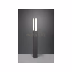FUERTE PALO ALTO LED DA ESTERNO RETTANGOLARE IN FUSIONE ANTRACITE L. 15CM X H. 155CM IP54