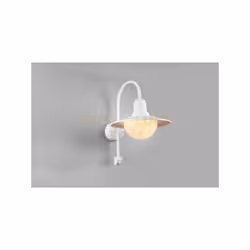 NORMAN Applique a parete DA ESTERNO ALLUMINIO BIANCO CON SENSORE H. 45CM IP44