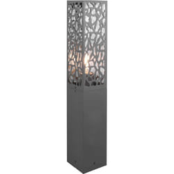 Trio - Palo da esterno, acciaio inox, antracite, H60 cm, Cooper
