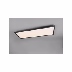 ALPHA PLAFONIERA LED RETTANGOLARE BORDO NERO 80X30