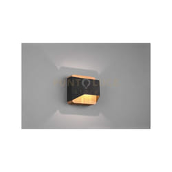 Trio - Applique arino legno naturale con fascia nera 224810132