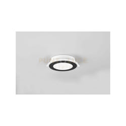 Trio - Faretto aura plastica nera satinata tripla accensione indipendente D.14cm 652410132