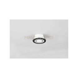 Trio - Faretto core tripla accensione indipendente D.8,2cm plastica nera satinata 652510132