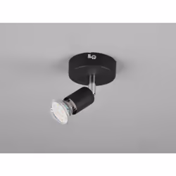 Finitura Colore Nero opacoMateriale Metallo Altezza 11cmDiametro 8cm Montaggio a soffitto Lampade non incluse nella confezion ...