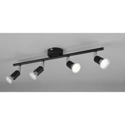 Trio Lighting - Barra 4 luci paris barra 4 luci attacco gui10 L.50cm nero R80914032
