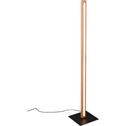 Trio - Lampada da terra led, legno, finitura naturale, H115 cm, Bellari