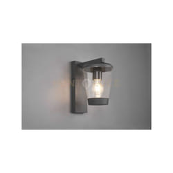 Trio - Applique esterno cavado con diffusore trasparente ip44 H.28 cm antracite 211060142