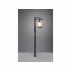 CAVADO PALO DA ESTERNO ANTRACITE CON DIFFUSORE TRASPARENTE IP44 H. 100CM