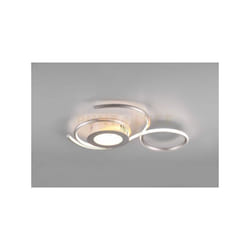 Trio - Plafoniera jive led con telecomando L.50cm acciaio satinato 623410207