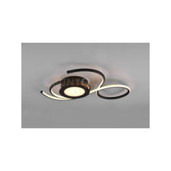 Trio - Plafoniera jive led con telecomando L.50cm nera 623410232